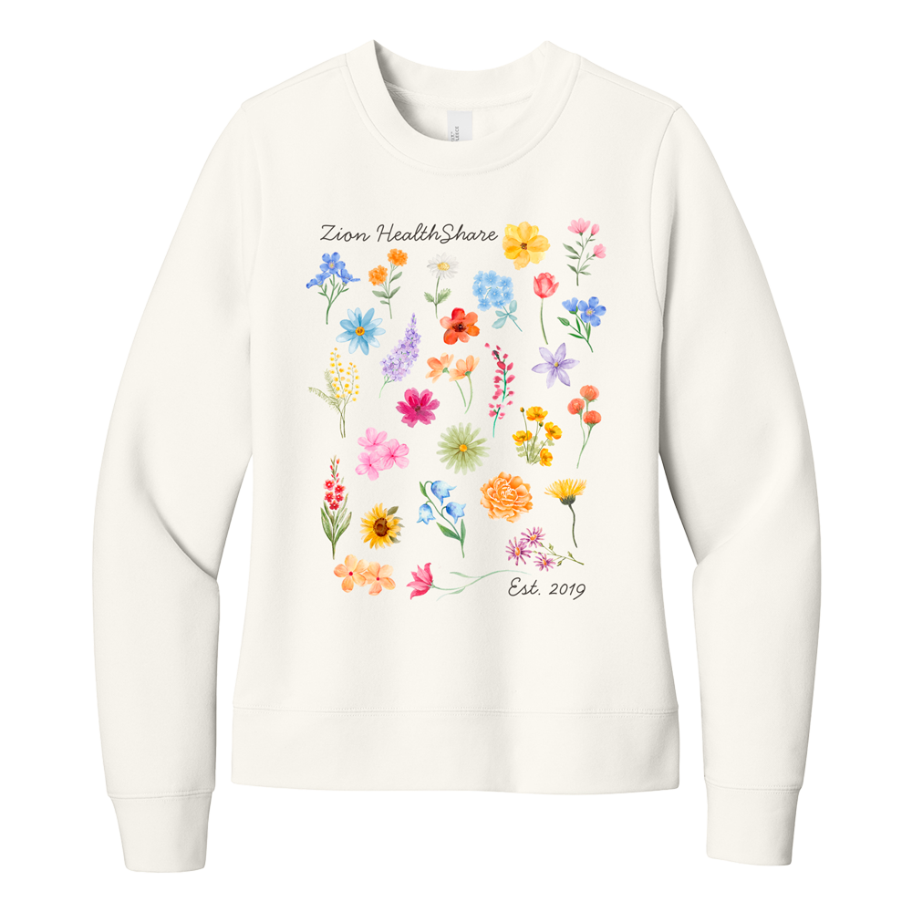 Floral Women's Crew Neck Sweatshirt
